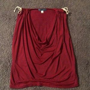 Pim Larkin nautical cowl neck top